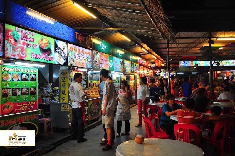 غذای خیابانی در پنانگ