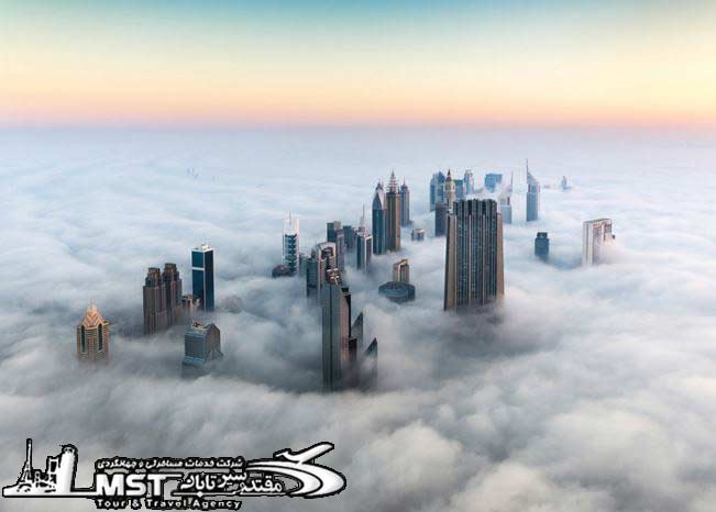 Dubai-Emerging-from-the-Fog | دبی - عکسهای زیبا از دبی - عکس دبی