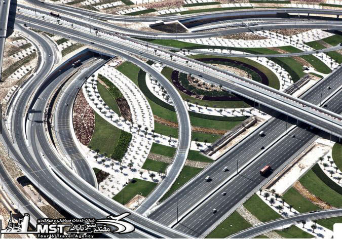 Dubai_Highway_Interchange | دبی - عکسهای زیبا از دبی - عکس دبی