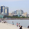 سفر به باکو و قدم زدن در بلوار ساحلی