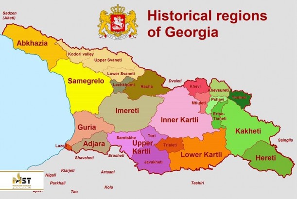 معرفی استان‌های کشور گرجستان