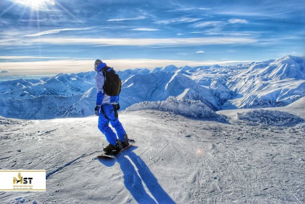 تجربه اسکی در کوه‌های برفی گرجستان