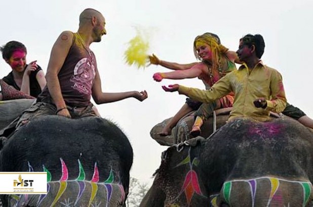 جشنواره جذاب فیل‌های جیپور هند