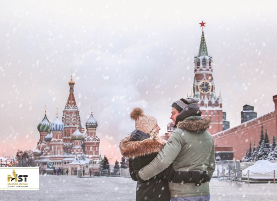 شرایط شهرهای روسیه در زمستان