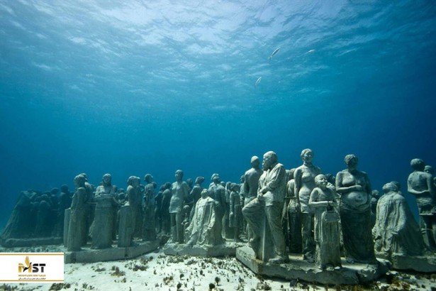 ۹ مجسمه‌ای که تنها در زیر آب می‌توانید ببینید