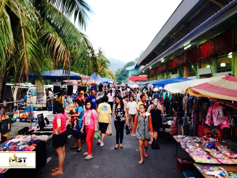 بازار خیابانی در پنانگ