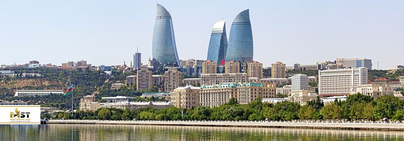 برج های شیشه ای در باکو
