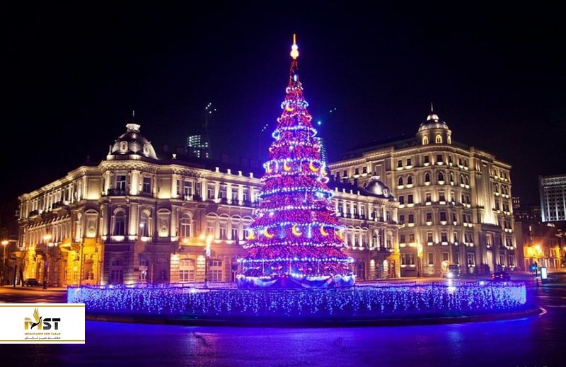 کریسمس در شهر باکو