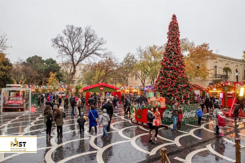 کریسمس در شهر باکو