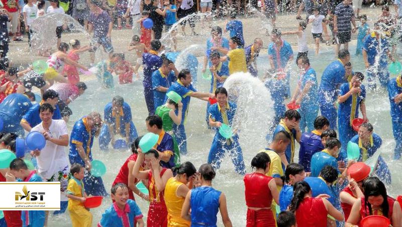 فستیوال آب بازی در چین