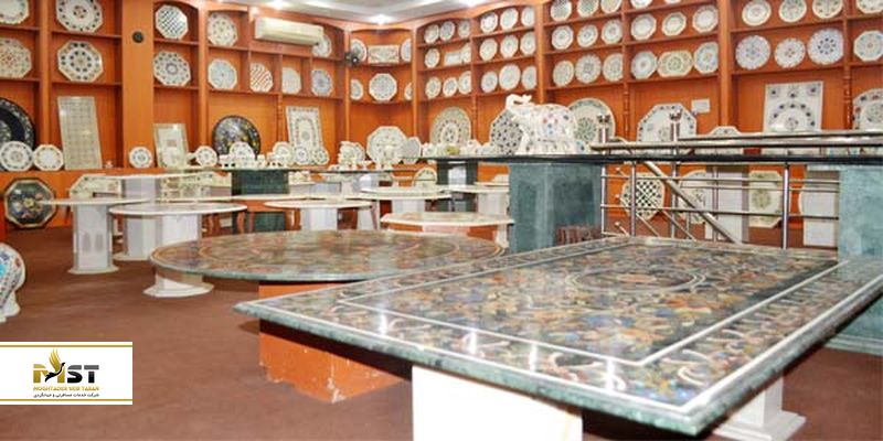 فروشگاه صنایع دستی و هنرهای مرمرین در آگرا