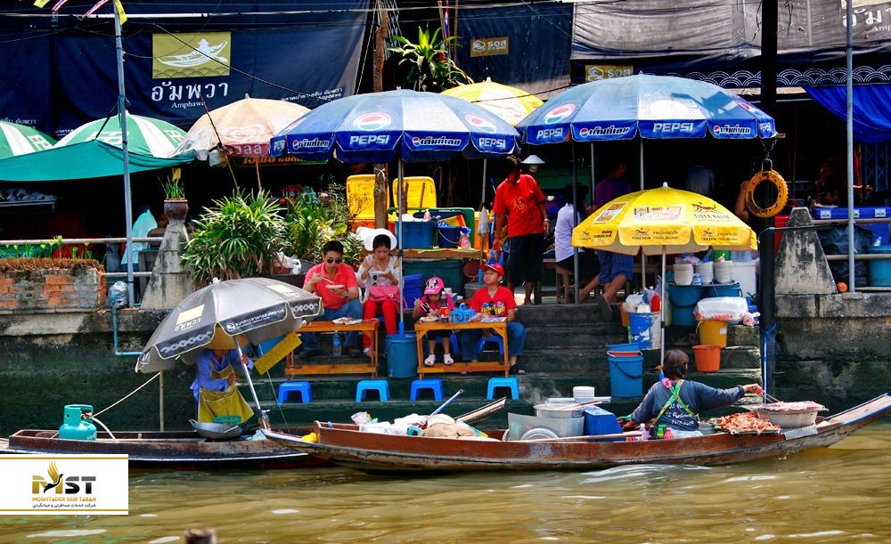 قایق‌های شناور بانکوک