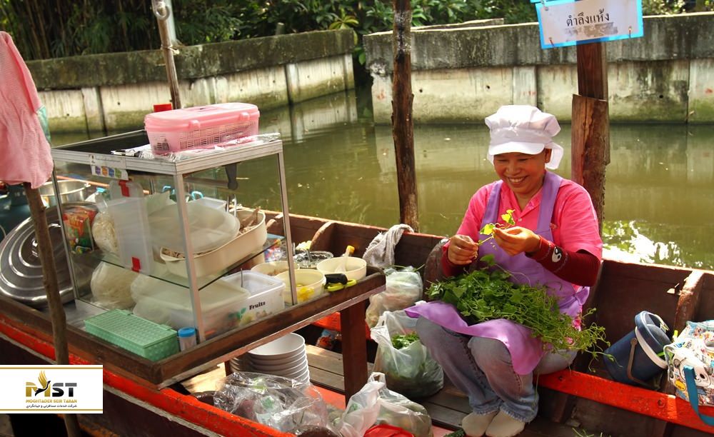 قایق‌های شناور در بانکوک