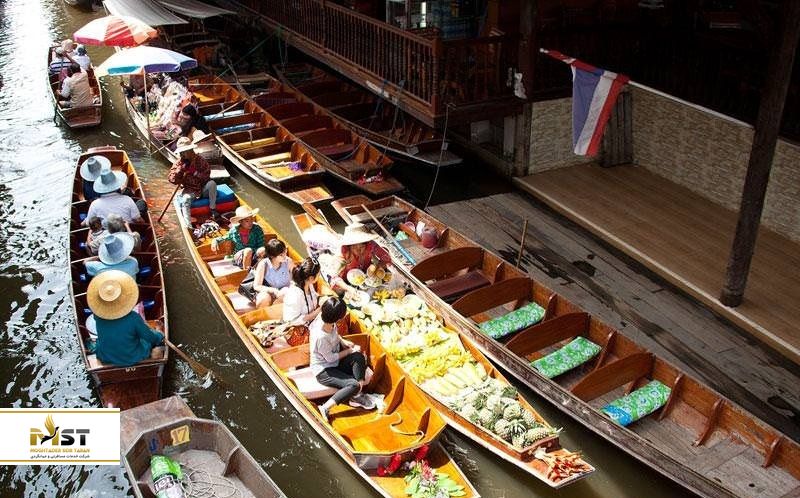 بازار شناور در تایلند