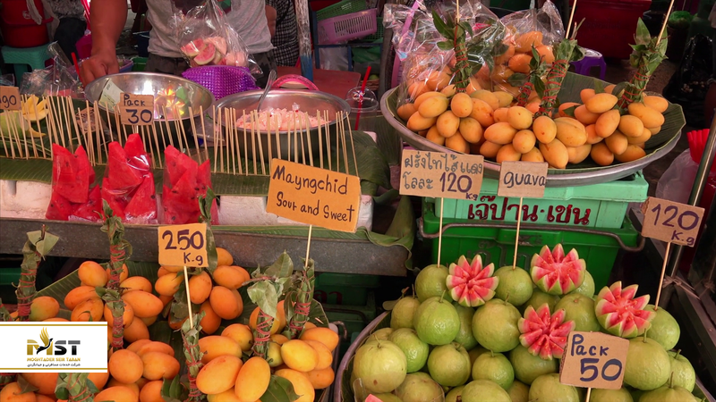بازار میوه‌ و تره‌بار تایلند