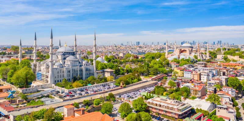 نمای جذابی از منطقه فاتح استانبول