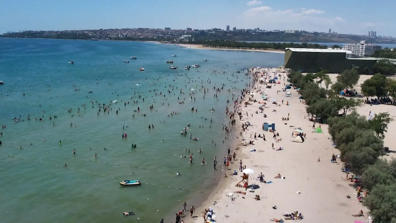  تصویر هوایی از ساحل منکشه استانبول