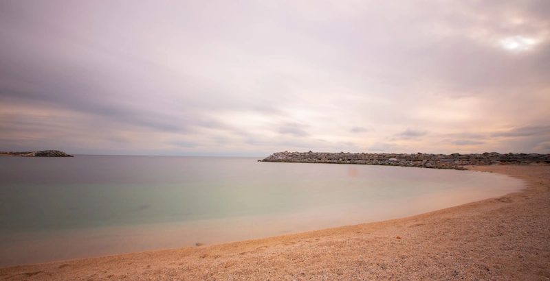 ساحل فلوریا استانبول هنگام غروب آفتاب