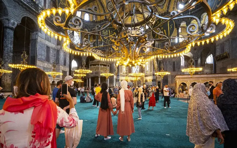 زیبایی های مسجد ایاصوفیه 