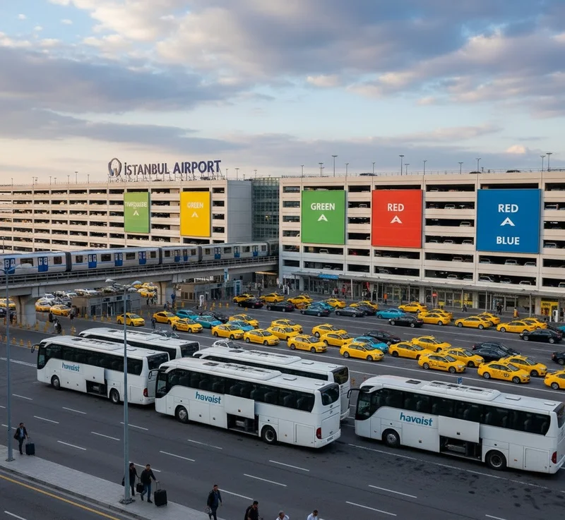 گزینه‌های حمل و نقل فرودگاه استانبول