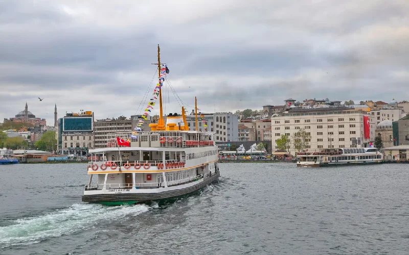 مسیر دریایی اسکله امینونو استانبول