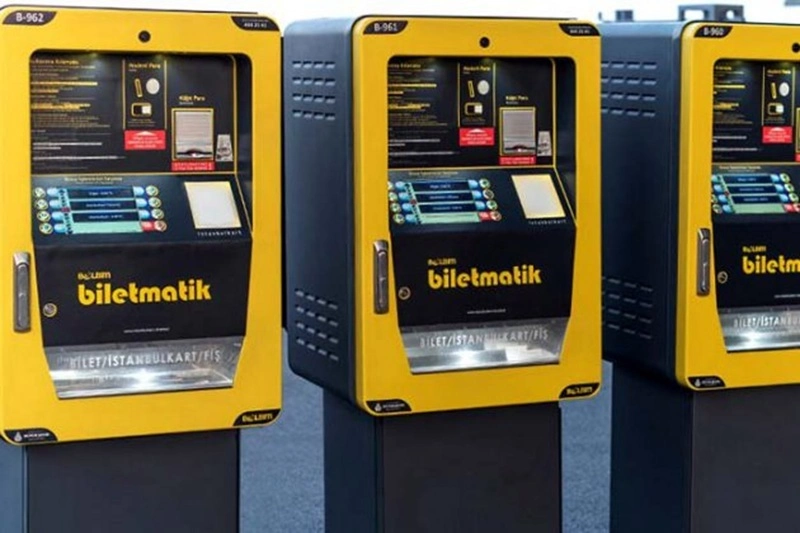 دستگاه بیلِتماتیک برای خرید و شارژ استانبول کارت