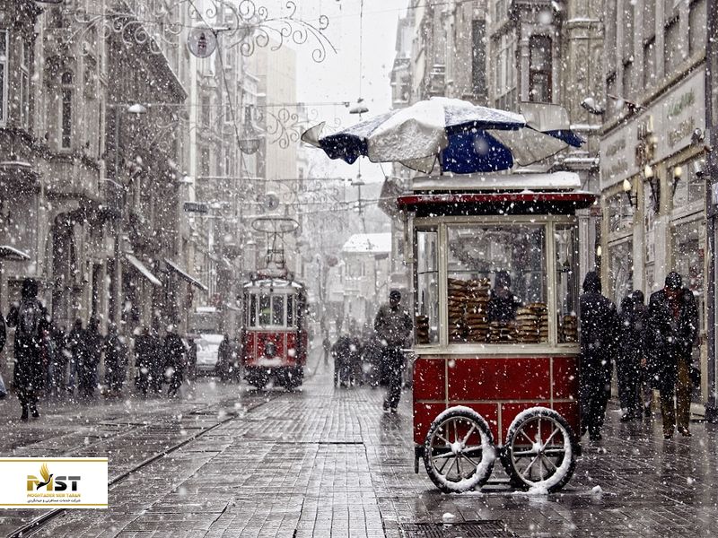 عکس هایی از استانبول در زمستان