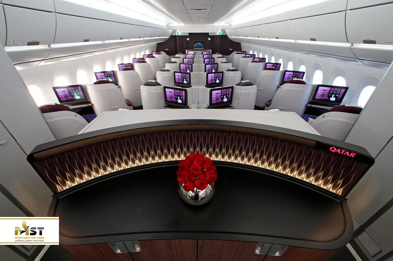 کلاس بیزینس در هواپیمایی قطر