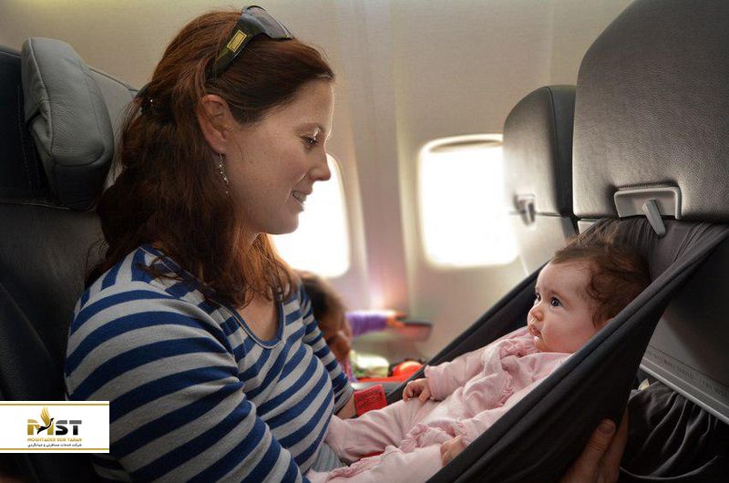 کریر مخصوص خواب کودک در هواپیما