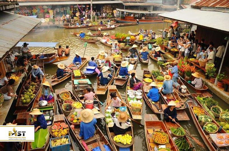 بازار شناور دامنوئن سادوک بانکوک