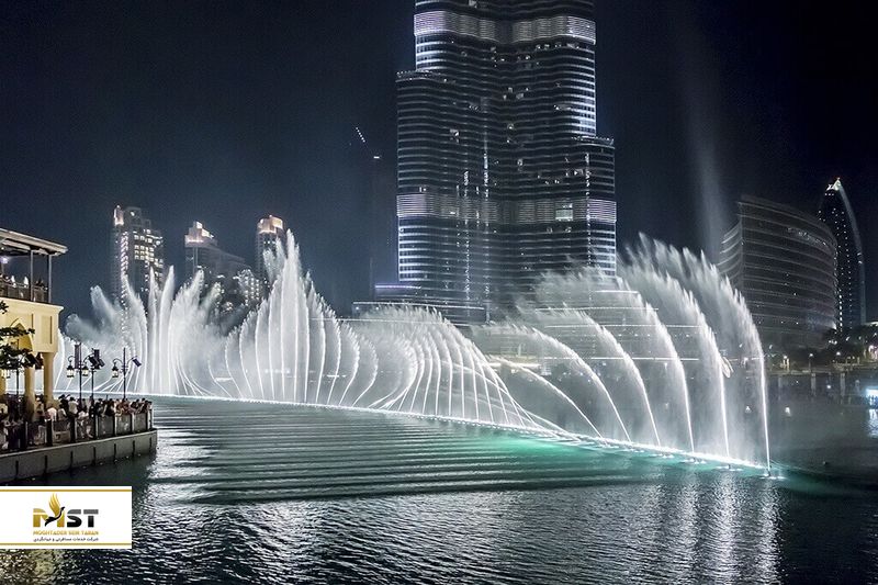 The Burj Khalifa Fountain