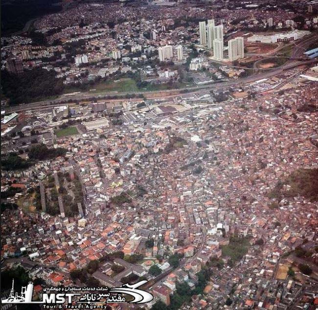 مکان های معروف,عکس هوایی جالب | محله فقیر نشین، سالوادور، برزیل