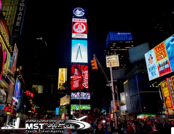Times_Square_مکان های دیدنی دنیا ,فضا های پر بازدید دنیا